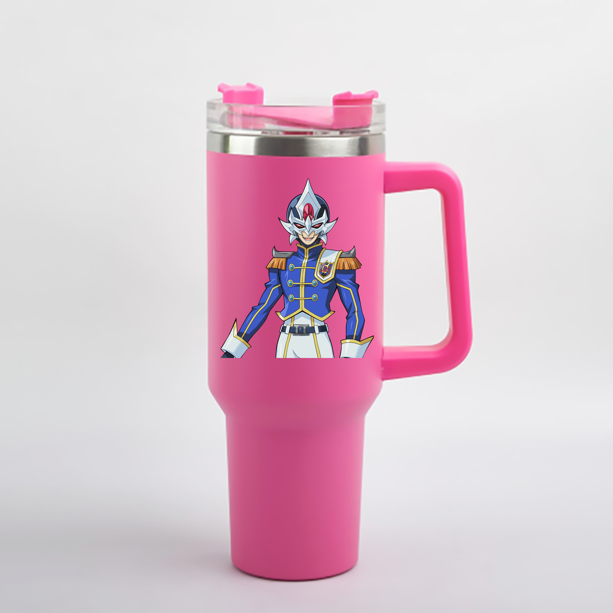 （画像用） 遊☆戯☆王 Yu-Gi-Oh! 1200mL車用タンブラー - クリスタルステッカー（プラスチックストロー付き）